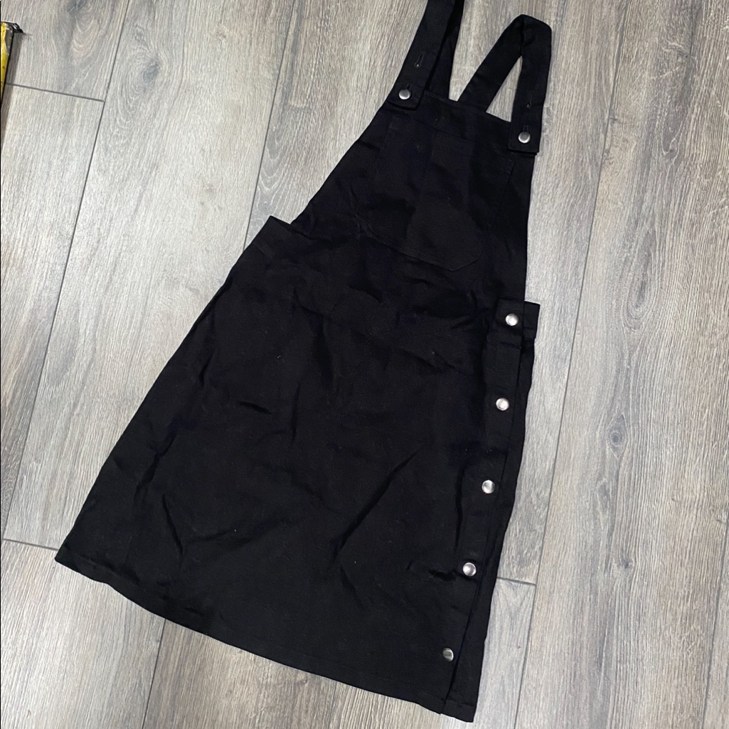 Skirt Overalls Black